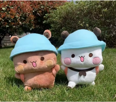 Комплект мягких плюшевых игрушек БУБУ и Дуду "BUBU DUDU" 20 см