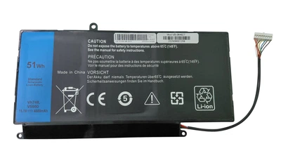 Акумулятор для ноутбука Dell VH748 Vostro 5560 11.1V Black 4600mAh OEM