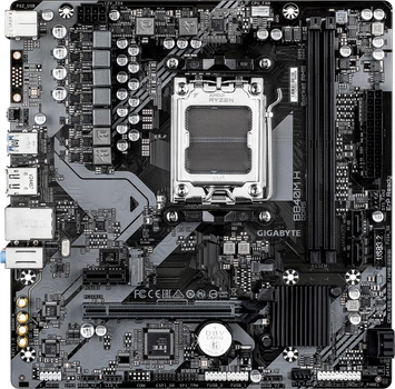 Материнська плата Gigabyte B840M H (sAM5, AMD B840, PCI-Ex16)