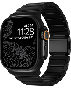 Ремінець Nomad Titanium V2 Black Hardware для Apple Watch 46/49 мм (Black)