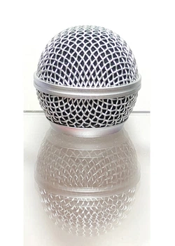 Мікрофонна сітка захисна SM58Mesh металева, алюміній, срібна