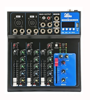 Микшерный пульт с USB MP3, Bluetooth 4all Audio F4