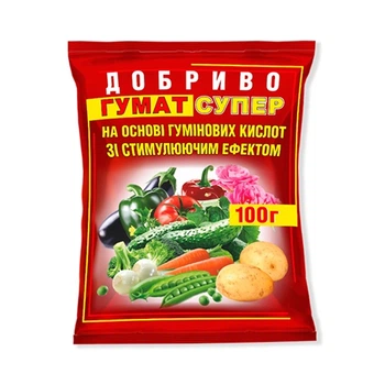 Стимулятори росту Яскрава Гумат Супер (універсальний) 100 г (40483)