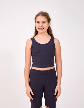 Майка для девочки SMIL 110876-1 Графитовый р.134