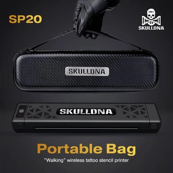 Бездротовий Тату принтер Ava SP20 SKULLDNA BLACK PRINTER,принтер для тату