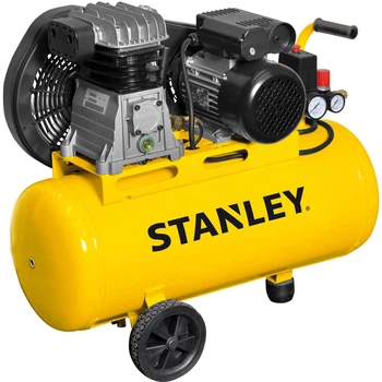 Компресор повітряний з ремінним приводом STANLEY B 345E/9/50, продуктивність 330 л/хв, потужність 2.2 кВт, тис 9 Бар, об'єм