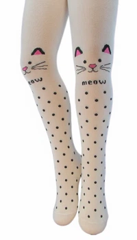 Колготки дитячі 1011д. р17 зріст 110-116. мал 138 беж Кіт meow