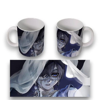 Чашка аніме Темний дворецький/Black Butler/Сіель Фантомхайв