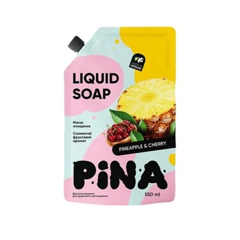 Мило рідке Pina Pineapple and Cherry doy-pack 550 мл