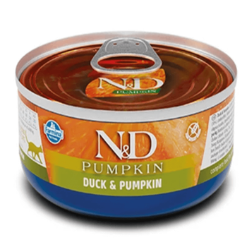 Вологий корм Farmina N&D Grain Pumpkin Duck Adult для котів, беззерновий з тыквою та качкою, 70 г
