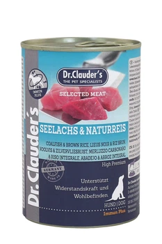Вологий корм для собак Dr.Clauder's Selected Meat White Fish & Brown Rice, біла риба, коричневий рис 400 г (32342000)