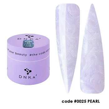 Моделювальний гель DNKa' Builder Gel #0025 Pearl на 15 мл для зміцнення нігтів