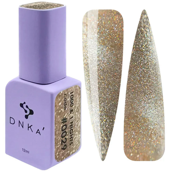 Гель лак магнитный со светоотражающим эффектом DNKa' Color Gel Polish Cat's Eye 1000 & 1 nights #0029 на 12 мл - для маникюра
