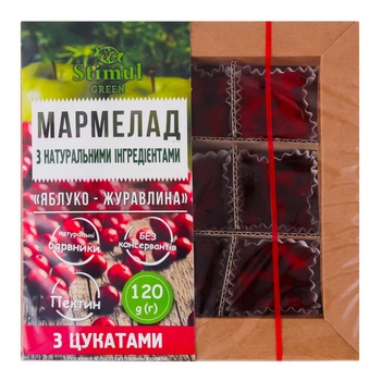 Мармелад Стимул "Яблоко-Клюква" 120г (8)