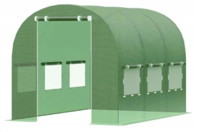 Пленка чехол для теплицы Bonro 6 м2 Green армированная с UV-защитой 2х3х2 м (76-158-42400477)
