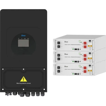 Система хранения энергии Deye SUN-5K-SG03 Black 5kW + 3 АКБ SE-G5.1 Pro-B 15.3Wh (51.2V/100Ah/5120Wh) [159043]