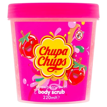 Скраб для тіла Chupa Chups Strawberry Swirl 220 ml