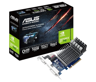 Видеокарта GeForce GT 710 1GB Asus Silent (710-1-SL) Б/У