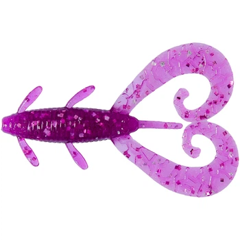 Силикон рыболовный Reins G-Tail Twin 2 428 Purple Dynamite (10 шт/уп.) (1552.10.10)
