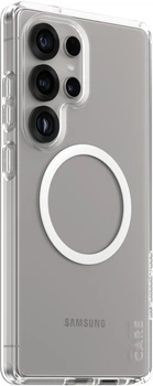 Etui CARE by Panzer Glass Flagship Urban Combat Qi do Samsung Galaxy S25 Ultra Transparent-White (5715685017025)