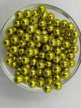 Кондитерская посыпка Шарики сахарные BURATTI золотые d 8 мм 50 грамм (002276)