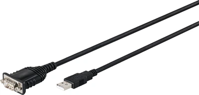 Адаптер Digitus USB 2.0 to RS232 (M/M), FT232RNL, 1.8 м (DA-70172)