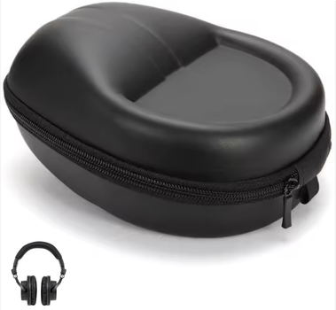 Защитный кейс сумка чехол футляр для наушников Audio-Technica ATH-M20x, M30x, M40x, M50, M50x, M70x, MSR7, MSR7BK, DSR7BT, ESW9, ESW10 black