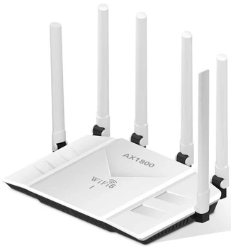 WIFI Роутер Маршрутизатор високошвидкісний інтернет 1900 Мбіт/с WI-FI 6 WAN LAN 2.4GHz 5GHz технологія Mesh брандмауер VPN 1.9 гігабітний AX1800 2.4ГГц 5ГГц Router WiFi6 White
