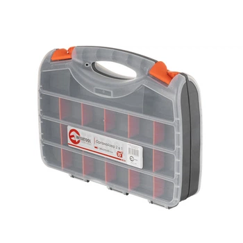Пластиковый органайзер, двухсторонний 15" 380x290x80 мм INTERTOOL BX-4005