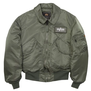 Бомбер Alpha Industries CWU-45 куртка альфа индустрис Green M