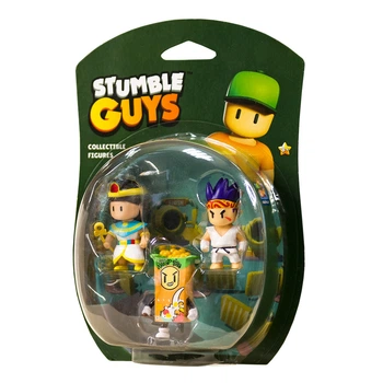 Набор коллекц фигурок Stumble Guys - Сенсей Фаерфист, Клеопатра, Киллер