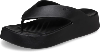 Кроксы вьєтнамки Crocs Getaway Platform Flip Black 37