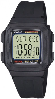 Чоловічий годинник Casio F-201W-1AEF