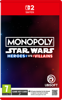 Гра Nintendo Switch 2 MONOPOLY Star Wars Heroes vs Villains (Game-Key Card) (3307216311577)