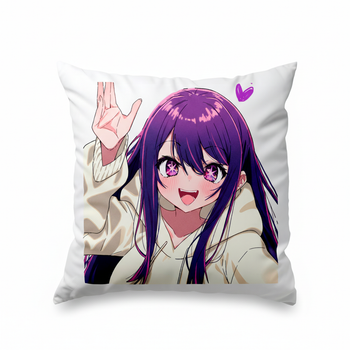 Подушка Хошино Ай Hoshino Ai Звездное дитя Oshi No Ko 35x35 см