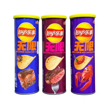 Чіпси Lay‘s Stax Exotic Flavours 90 грам (набір 3 штуки)