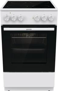 Плита Gorenje GEC5A41WG електрична склокерамічна, білий (GEC5A41WG)