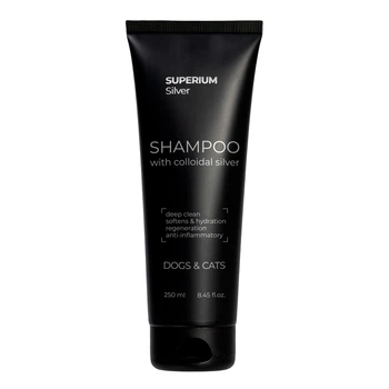 Шампунь для котів та собак Superium Silver Shampoo з колоїдним сріблом 250 мл (4823089378176)