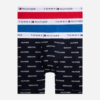 Набір трусів шортів чоловічих бавовняних Tommy Hilfiger 09TE015-M1D(Blue Ocean) L 3 шт Різнобарвний (194999439825)