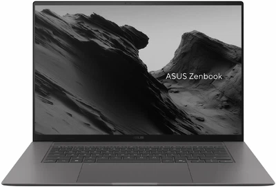 Ноутбук ASUS Zenbook S 16 OLED (UM5606GA-SR206X), AMD Ryzen AI 9 465 / 16" / 120 Гц / OLED / Сенсорний / RAM 32 ГБ LPDDR5X / SSD 1 ТБ / Radeon 880M / Windows 11 Pro / Сірий