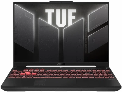 Ноутбук ASUS TUF Gaming A16 (FA607NUQ-RL030), AMD Ryzen 7 170 / 16" / IPS / 144Hz / RAM 32 GB DDR5 / SSD 512GB / RTX4050 / Без ОС / Чорний