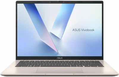 Ноутбук ASUS Vivobook 14 (X1407QA-LY045W), 14" / IPS / Snapdragon X X1-26-100 / RAM 16GB / SDD 512GB / Windows 11 Home / Бежевий