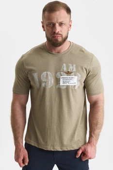 Чоловіча футболка з нашивкою Aeronautica Militare 8619 M