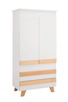 Дитяча шафа Azzurra Design Omnia Bianco-Naturale білий