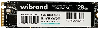 SSD M.2 накопичувач Wibrand Caiman 128GB (WIM.2SSD/CA128GB)