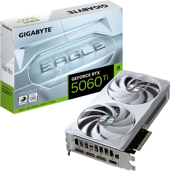 Видеокарта GeForce RTX 5060 Ti 8GB Gigabyte Eagle OC Ice (GV-N506TEAGLEOC ICE-8GD)