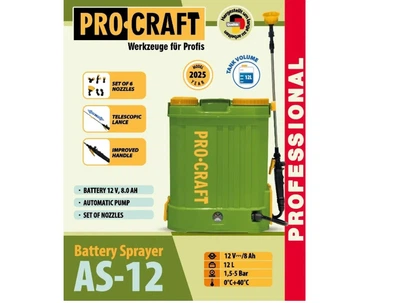 Обприскувач акумуляторний PRO-CRAFT AS-12(2026) 001203