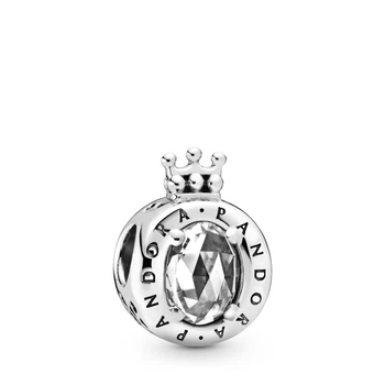 Посріблена намистина Пандора Pandora з монограмою Pandora 798266CZ