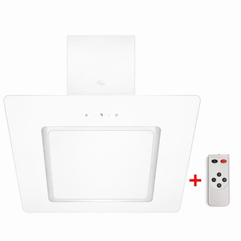 Вытяжка Luxor Alicante Laura 1450 WH LED + пульт управления, белое стекло