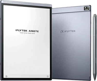Электронная книга 8.2" iFLYTEK AINOTE Air 2 / 32ГБ / Android 11 / Wi-Fi / Bluetooth / Сенсорный E-Ink экран (1440 x 1920) / Настраиваемая яркость / Динамик / Серый